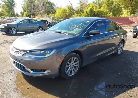 2015 Chrysler 200 Limited из США, поврежденный, VIN 1C3CCCAB5FN503366